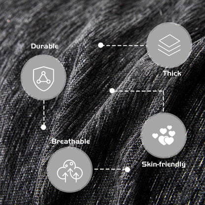 MEETSKY Couch Cover for 3 Cushion Sofa, Pet Friendly with Tassel Edge, Modern Washable Slipcover for Dogs & Cats, Universal Sofa Throw Cover, 71"x150", Black