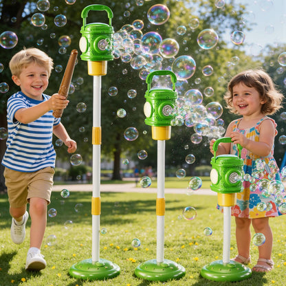 XINNOVEL Bubble Machine for Toddlers 3-5, Bubble Blower Maker Lights Music with Remote Control, Standing Bubble Blower for Parties Birthday Wedding Toddlers Kid Summer Outdoor Toys