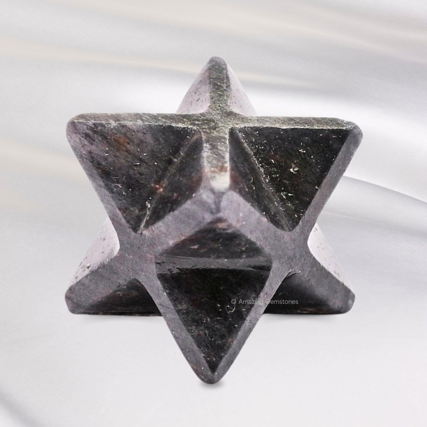 Amazing Gemstone Blue Aventurine Merkaba Crystal - 1 Inches Metaphysical Merkaba Star for Meditation - Energetic Tetrahedron Crystal and Healing Stones for Spiritual Growth and Healing (20-25mm)