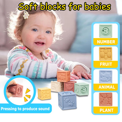 Baby Toys 0-6-12 Months,Montessori Toys for babise 0-6-12-18 Months,Incl Pull String Toy & Shape Sorter & Stacking Building Block & Manhattan ball & Baby Blocks，montessori baby toys for 1 + year