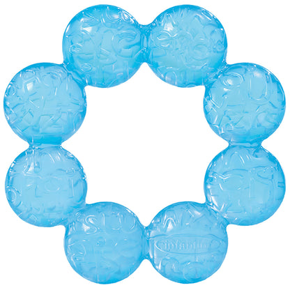 Infantino Water Teethers – Sensory Exploration, Teething, Cooling & Massaging Relief for Sore Gums, Lime & Blue, 3-Pack