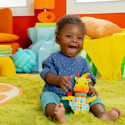 Bright Starts Pull, Play & Boogie Musical Activity Toy for Stroller - Giraffe - Unisex, Newborn +