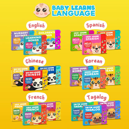 Astro Learns English Children's Songs — Musical Toys & Interactive Sound Board Books for Toddlers 1-3, Singing & Nursery Rhymes for Babies, Educational Talking Musical Toy, Sing Along Songs