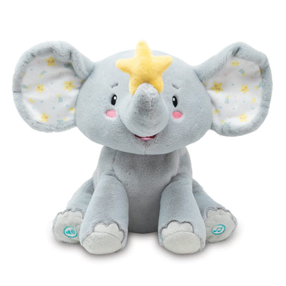 Cuddle Barn | Duncan The Dragon & Twinkling Starlight The Elephant, Animated Stuffed Animal Plush Toys, Bundle of 2