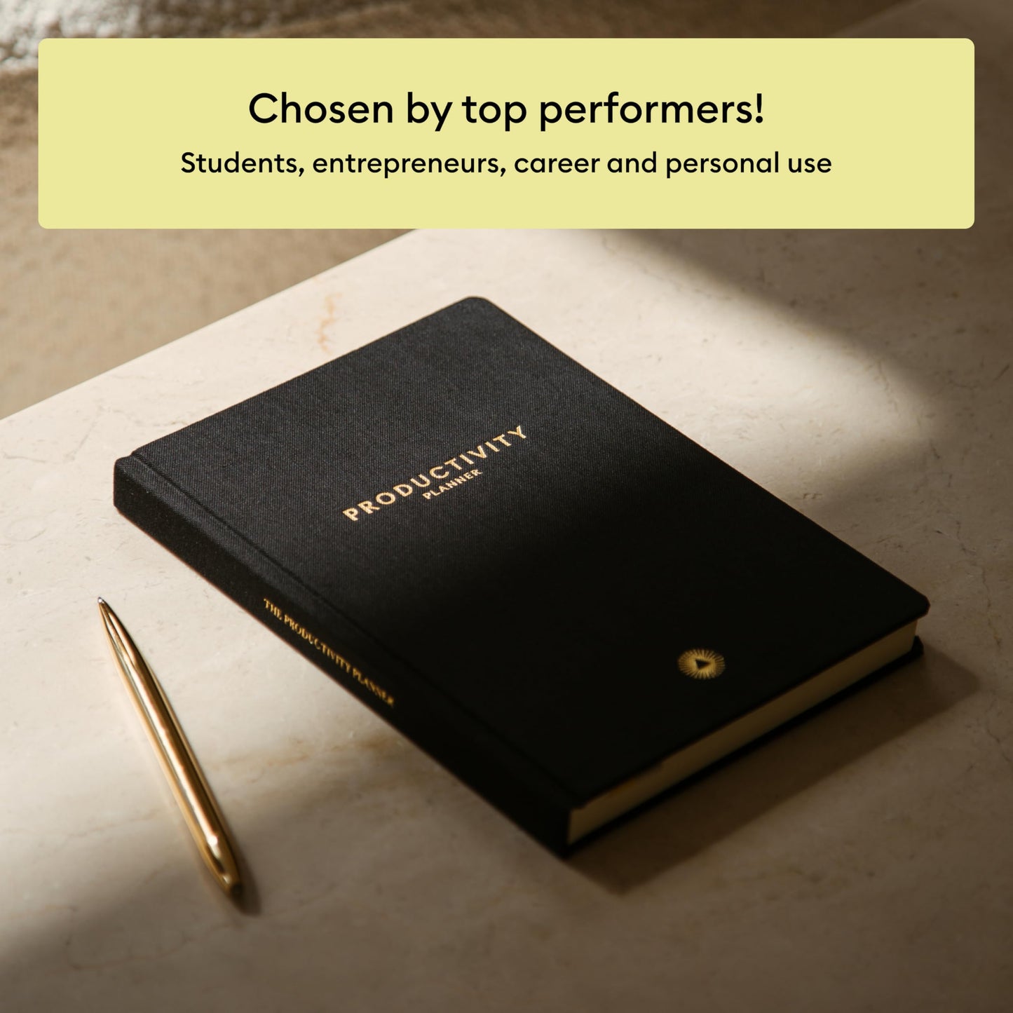 Intelligent Change 3-Month Productivity Planner 2025, Productivity Tools for Time Management & Mindfulness, Daily Planner To Do List, A5 Undated Quarterly Planner (Black)