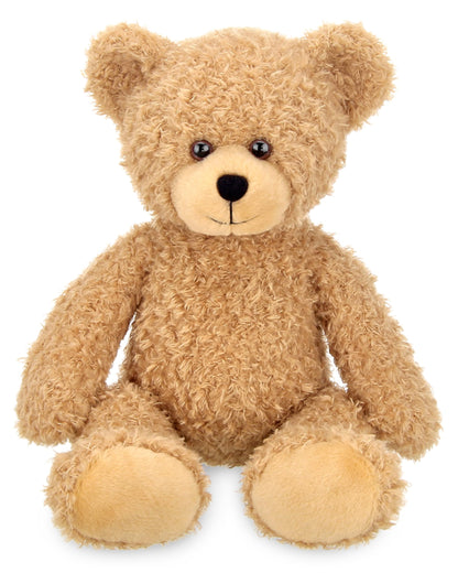 Bearington Bubsy Brown Teddy Bear Plush - 16" Light Brown Teddy Bear Toy with Ultra-Soft Plush Fur and Hand-Sewn Nose - Cuddly Stuffed Bear Gift for Kids, Babies, and Teddy Collectors