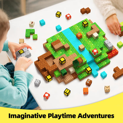 GobiDex Magnetic Blocks Kids Building Toys for Boys Girls 3+, Game-Based Build MagWonder with Magnet Construction Toys, Upgraded STEM Sensory Gift for Birthday (1 inch)