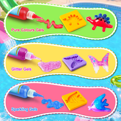 Kacwsoay Magic Water Elf Toy Kit - 14 Colors Toys Crafts Birthday Gifts for Boys and Girls Age 5 6 7 8 9 10 11 12