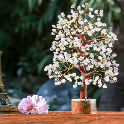 Crocon® Rainbow Moonstone Crystals Tree of Life, Birthday Gifts for Women, Men & Friends, Crystals & Healing Stones, Home Decor, Money Tree, Women Gift Ideas, House Warming Gifts New Home for Sister