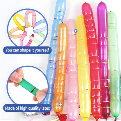 Nautydaddy Rocket Balloons with 2 Pumps 100pcs Whistling Flying Rockets + 5 Helicopter Balloon Toys, Screaming Air Rocket Set for Kids, Outdoor Party Games and Birthday Gifts
