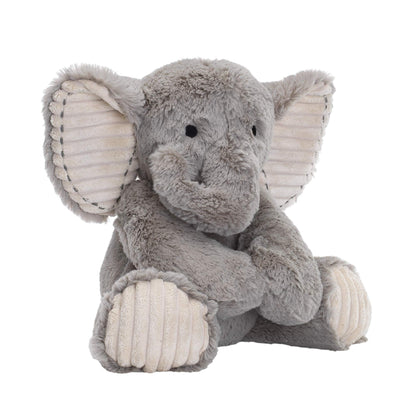 Lambs & Ivy Jungle Safari Gray Plush Elephant Stuffed Animal Toy Plushie - Jett (Pack of 2)