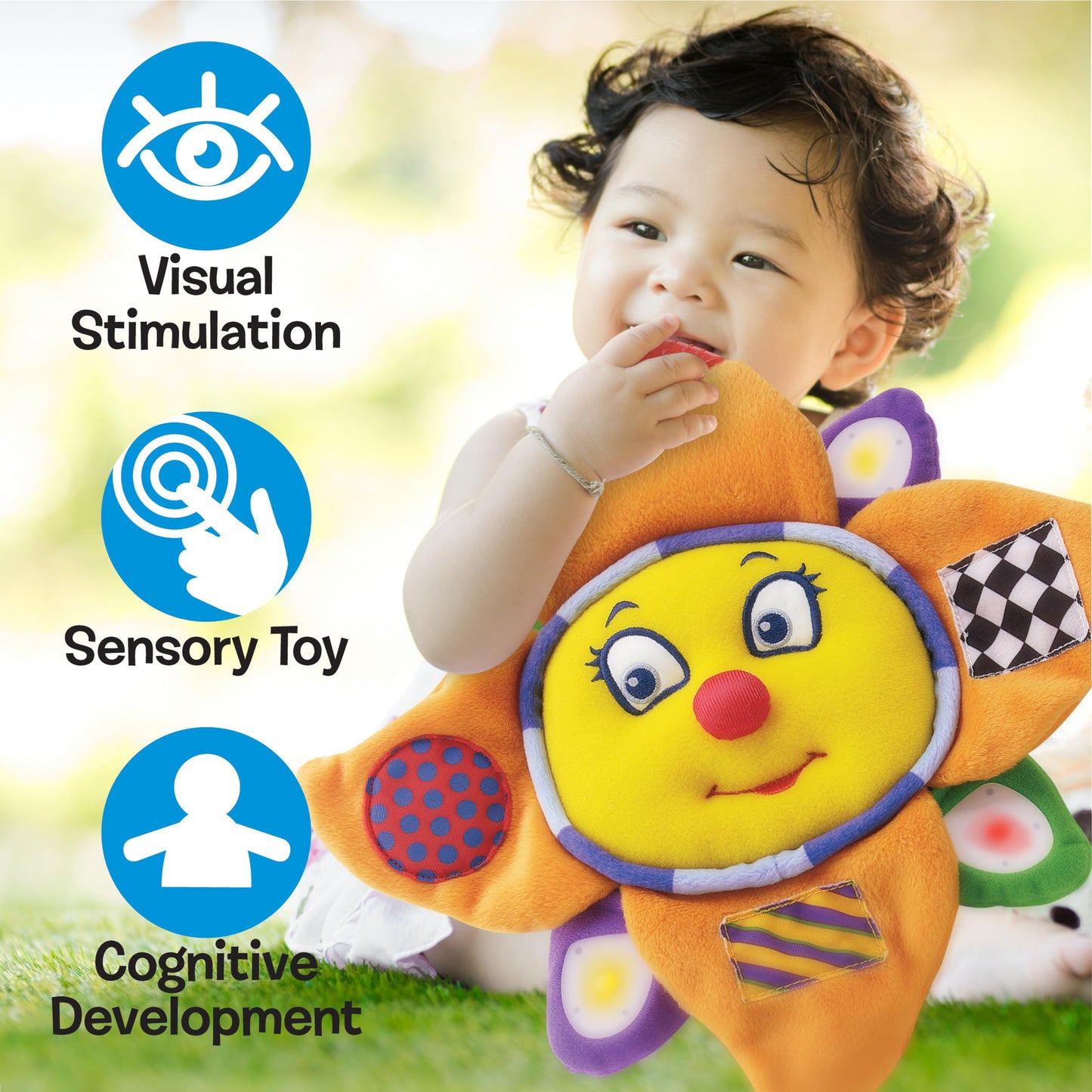 Small World Toys Musical Infant Toys, Neurosmith Sunshine Symphony Baby Musical Toys, Newborn Toys Baby Gifts for 0-3, 4-6, 6-12 to 36 Months, Lullaby Music Gifts for Boys & Girls
