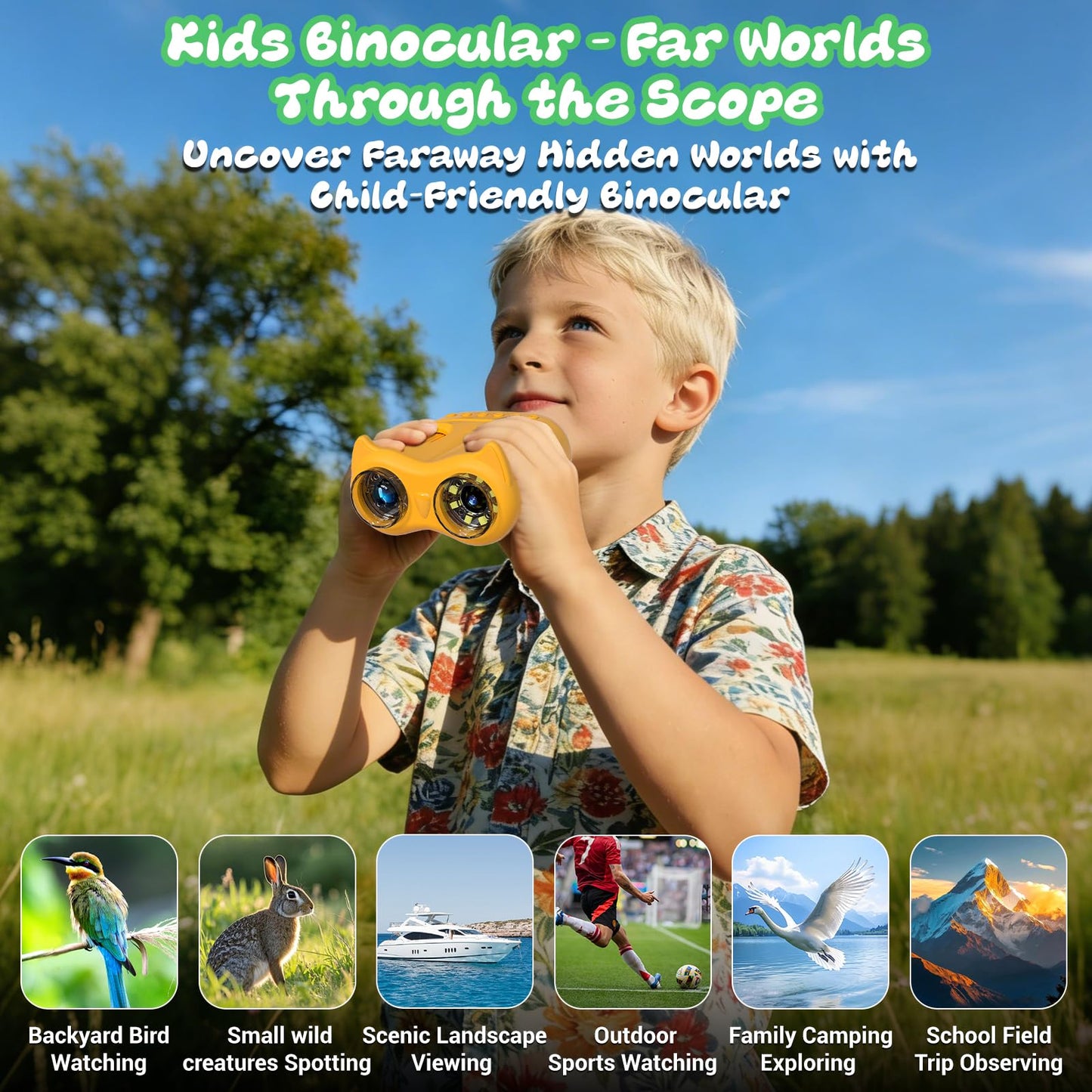 Pozifu Handheld Microscope for Kids, 2 in 1 1000X Pocket Digital Microscope & 10X Telescope for Kids - Science Kits STEM Toys - Gifts for Boys Girls Ages 3 4 5 6 7 8 9 10 11 12 (Orange)