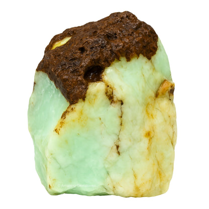 Amazing Gemstone Chrysoprase Raw Crystals and Healing Stones, Natural Rocks For Tumbling - DIY Raw Stones And Crystals (1 Piece)