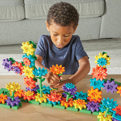 Learning Resources GardenGears Building Set - Hands-On Educational Construction & Engineering, Preschool STEM Building Sets, Toys for Kids, Montessori, Fine Motor Games, Gifts for Kids