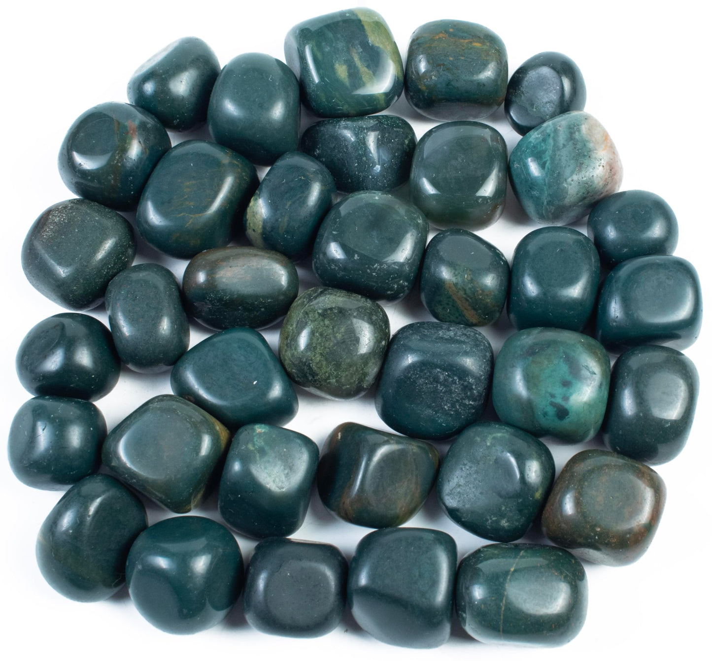 BEZAVO Bloodstone Healing Crystals Stones Set Tumbled Stones and Crystals Bulk for Healing, Reiki, Meditation, Witchcraft Crystals Gemstone for and Spiritual Home Decor 20-25 mm, 1LB