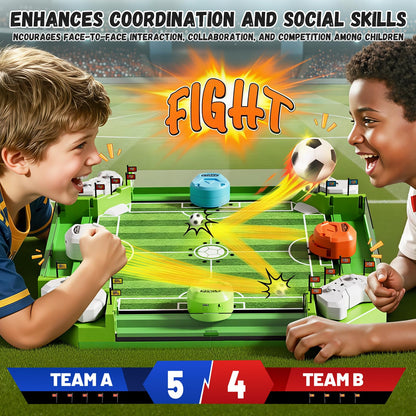 Remote Control Foosball Table Game, Mini Soccer Board Games with 3 Balls & 4 Remote Controllers, Football Tabletop Games Toy for Kids and Adults 3 4 5 6 7 8-12+Years Old - Gift for Boys Girls