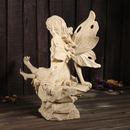 Veronese Design 14 1/4 Inch Twinkle Toe Butterfly Fairy Garden Decoration Resin Sculpture