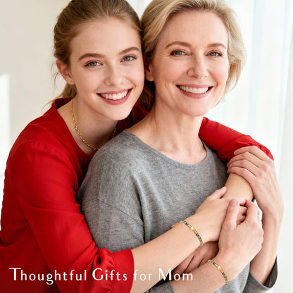ZOKCC Mothers Day Bracelet Gifts for Mom: Healing Natural Stone Beads Bracelets Thinking of you Get Well Gift for Mother - Inspirational Birthday Christmas Gifts for Mom Mama
