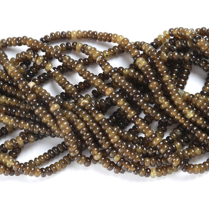 150PCS 2x4mm Natural Green Tourmaline Jades Stone Rondelle Beads Abacus Disk Stone Beads Round Loose Spacer Gemstone for DIY Bracelet Necklace Jewelry Making