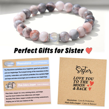 THEMEROL Sisters Gifts from Sister Birthday Gift Ideas Bracelets Women Mothers Day Gift Ideas Big Sister Gifts for Little Christmas Wrap Graduation Valentines Day In Law