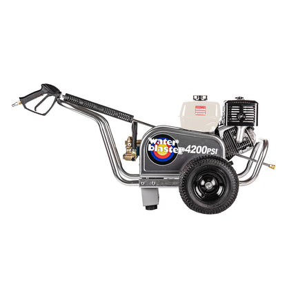 Simpson 4200 PSI Gas Pressure Washer, 4.0 GPM Commercial Power Washer, Honda Engine, 50' Hose, Aluminum Water Blaster Series, 49-State Compliant (ALWB60828)