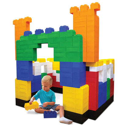BiggoBlocks Large Building Blocks for Kids Ages 3-8 – 336 Piece Mega Set – Indoor & Outdoor STEM Toy for Boys & Girls