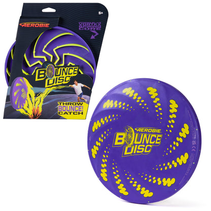 Aerobie Bounce Disc, Throwing Disc Toy for Kids, Backyard Toys & Outdoor Games for Adults & Family, Ages 5 & Up