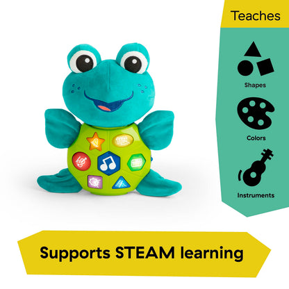 Baby Einstein Ocean Explorers Neptune’s Cuddly Plush Composer Musical Discovery Toy, Ages 6 Months and up