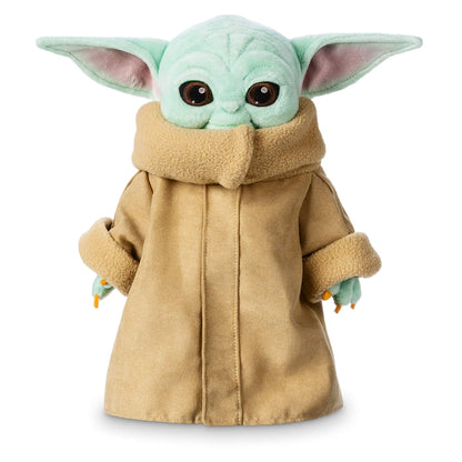 Disney Store Baby Yoda Plush - Official Grogu Stuffed Toy from The Mandalorian - Soft and Snuggly Baby Yoda Plush with Embroidered Features - Perfect Cuddly Galactic Companion for Fans.