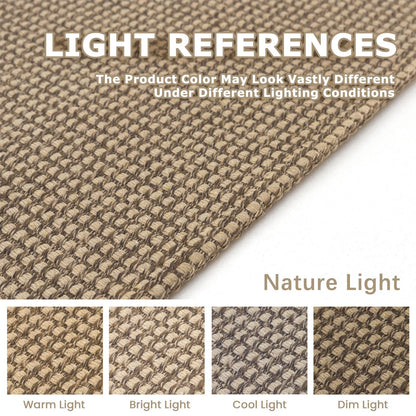 KOZYFLY Boho Runners for Hallways 2x6 ft Washable Kitchen Runner Non Slip Rubber Backed Hall Runners Cotton Entryway Runner Rugs Floor Carpet for Indoor Backdoor Bedroom Kitchen, Tan/Orange/Brown