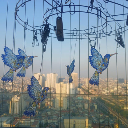 Hummingbird Gifts for Women – Hummingbird Suncatcher for Window – Acrylic Suncatcher Birds Decor – Gifts for Girls, Friends - Humming Bird Gifts Ideas - Valentines Tree Ornaments