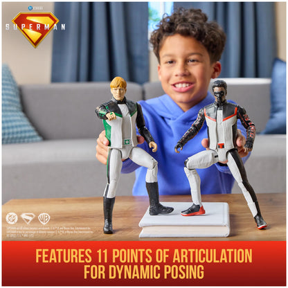 DC Comics, Superman, Green Lantern, Hawkgirl, and Mr. Terrific 4-Pack, 12-Inch Action Figure Set, Superhero Toys for Kids Ages 4 and Up