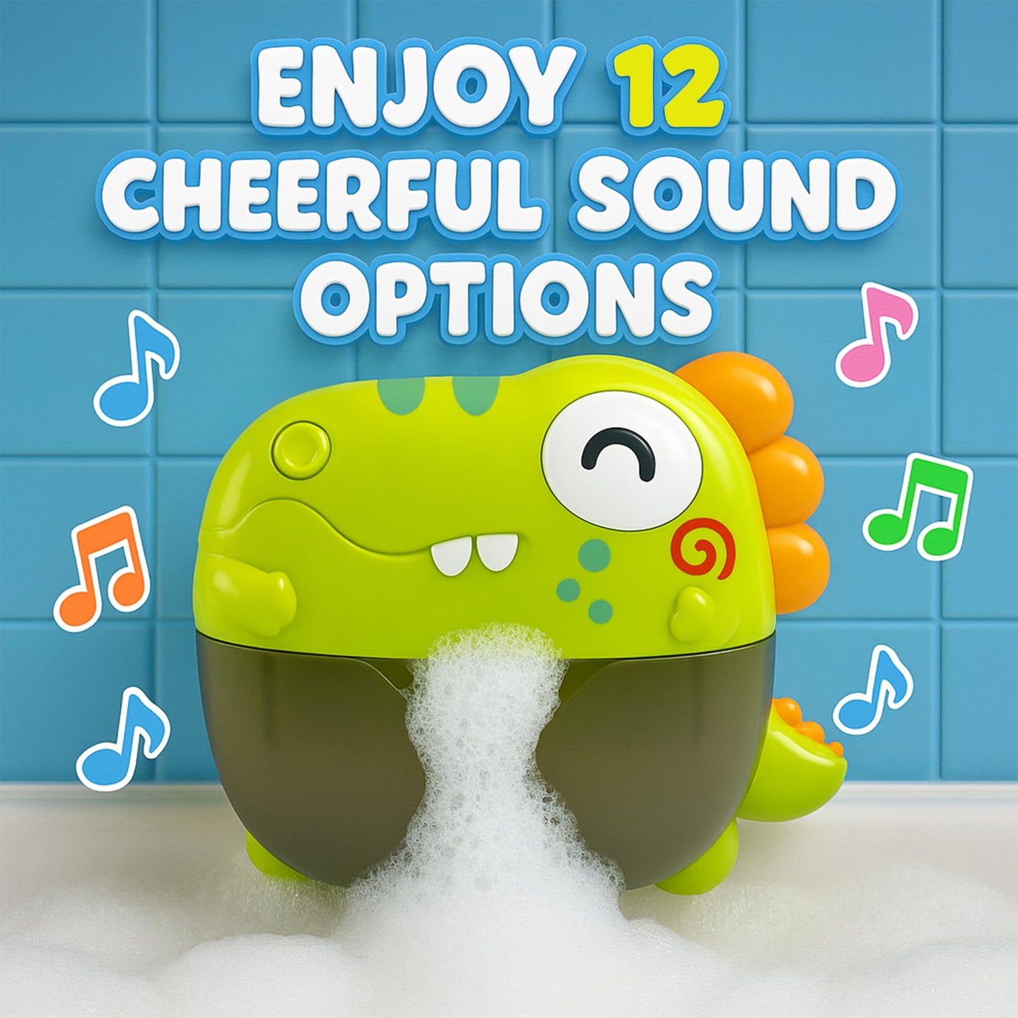 Bath Bubble Machine - Bathtub Bubble Machine Bath Toys | Bathtub Bubble Machine, Light Up Bubbles Maker for Bathtub - Bubbles Bath Maker with Lights and Music, BPA Free