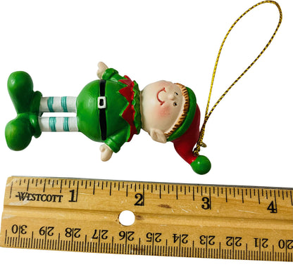 Elf Ornament Legend Set Find Your Hidden Elves Christmas Tree Decoration with Story Card Boxed Keepsake