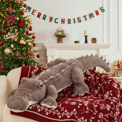 MorisMos Giant Alligator Stuffed Animal, 67inch Soft Large Alligator Plush Toy, Big Stuffed Crocodile Gifts for Kids Boys Girls