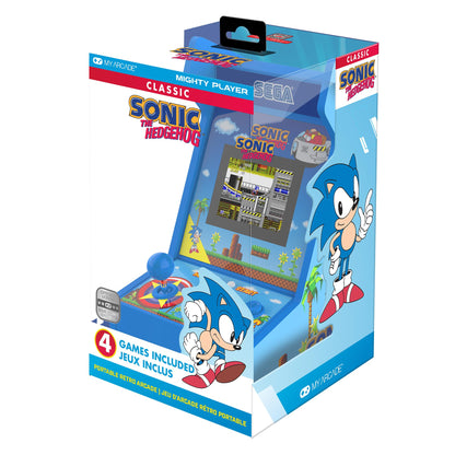 My Arcade Sonic The Hedgehog Mighty Player: Sega Retro Arcades, Sonic Games, 4 Classic Sega Games in 1, Sonic Toys