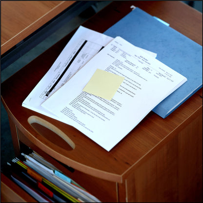Post-it Notes 3x3 in, 12 Pads, America's #1 Favorite Sticky Notes, Canary Yellow, Clean Removal, Recyclable (654)