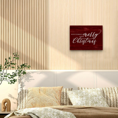 WODMIS Christmas Wall Decor Framed Canvas Wall Art,Wall Art For Living Room,Merry Christmas Sign Canvas Wall Art Home Decorations For Home Living Room,Christmas Signs Wall Decor 11x14