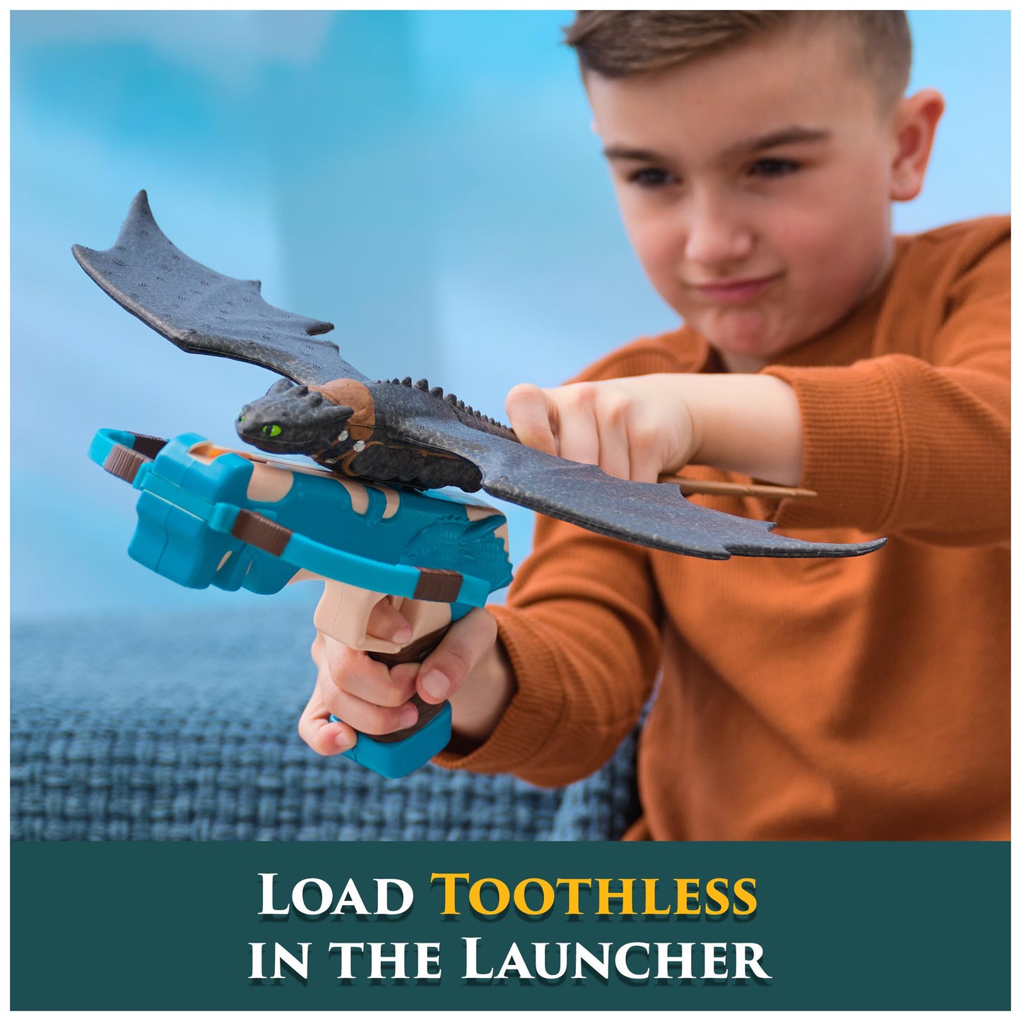 DreamWorks Dragons. How to Train Your Dragon, Crossbow Launch Toothless, Flying Stunt Glider, Kids Toys for Boys & Girls Ages 4 and up (Amazon Exclusive)