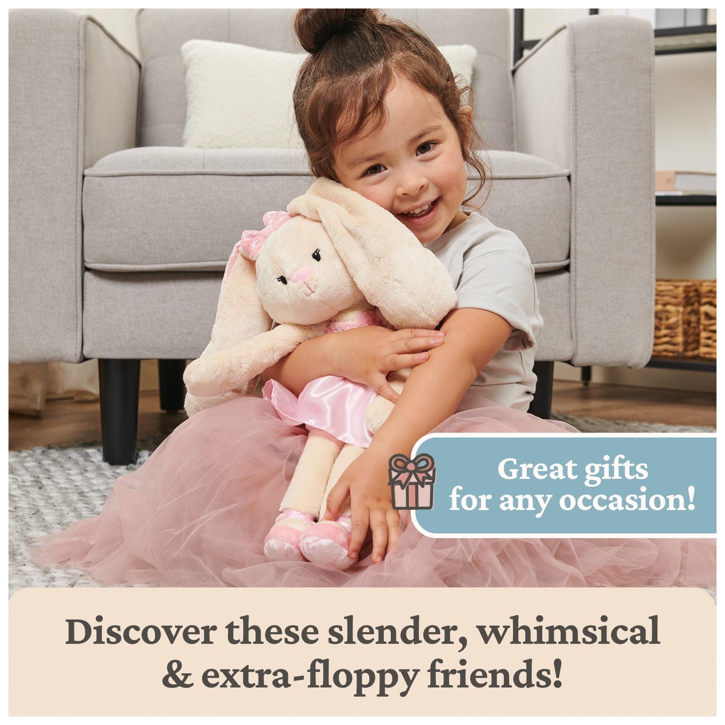 GUND Take Along Friends, Maeve Rose Fairy Cat Plush Toy, Cat Stuffed Animal for Ages 1 and Up, Pink, 15”
