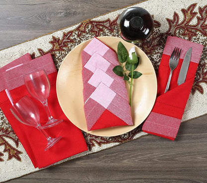Homidate Cloth Dinner Napkins – Machine Washable Reusable Fabric Napkins for Weddings, Parties & Table Decorations