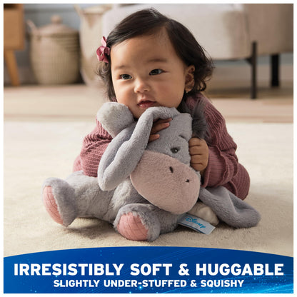 GUND Disney Official Eeyore Oh So Snuggly Plush, Winnie the Pooh, Eeyore Donkey Stuffed Animal for Ages 1 and Up, Grey, 12.5”