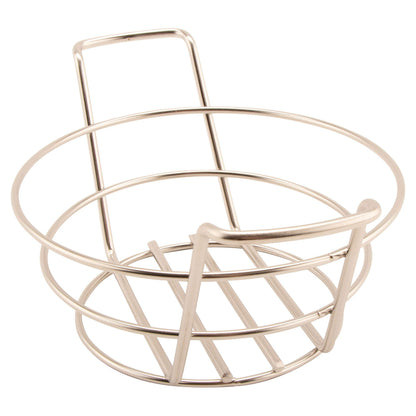 7" Stainless Steel Round Basket with Handles, Clipper Mill by GET 4-22784 (Qty,1)