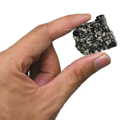 Amazing Gemstone Black & White Tourmaline Raw Crystals and Healing Stones, Natural Rocks for Tumbling - DIY Raw Stones and Crystals, 2 Pieces