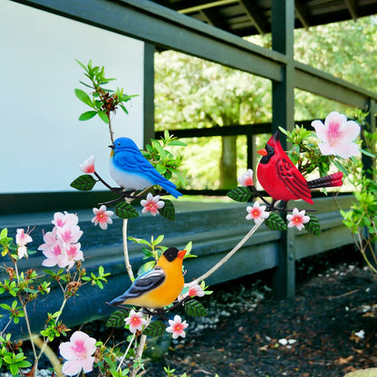 Tuokiuhn Metal Bird Wall Decor Bird Wall Art Metal Outdoor Wall Art Suitable for Garden Art Clearance Outdoor Wall Decorations for Patio Set of 3