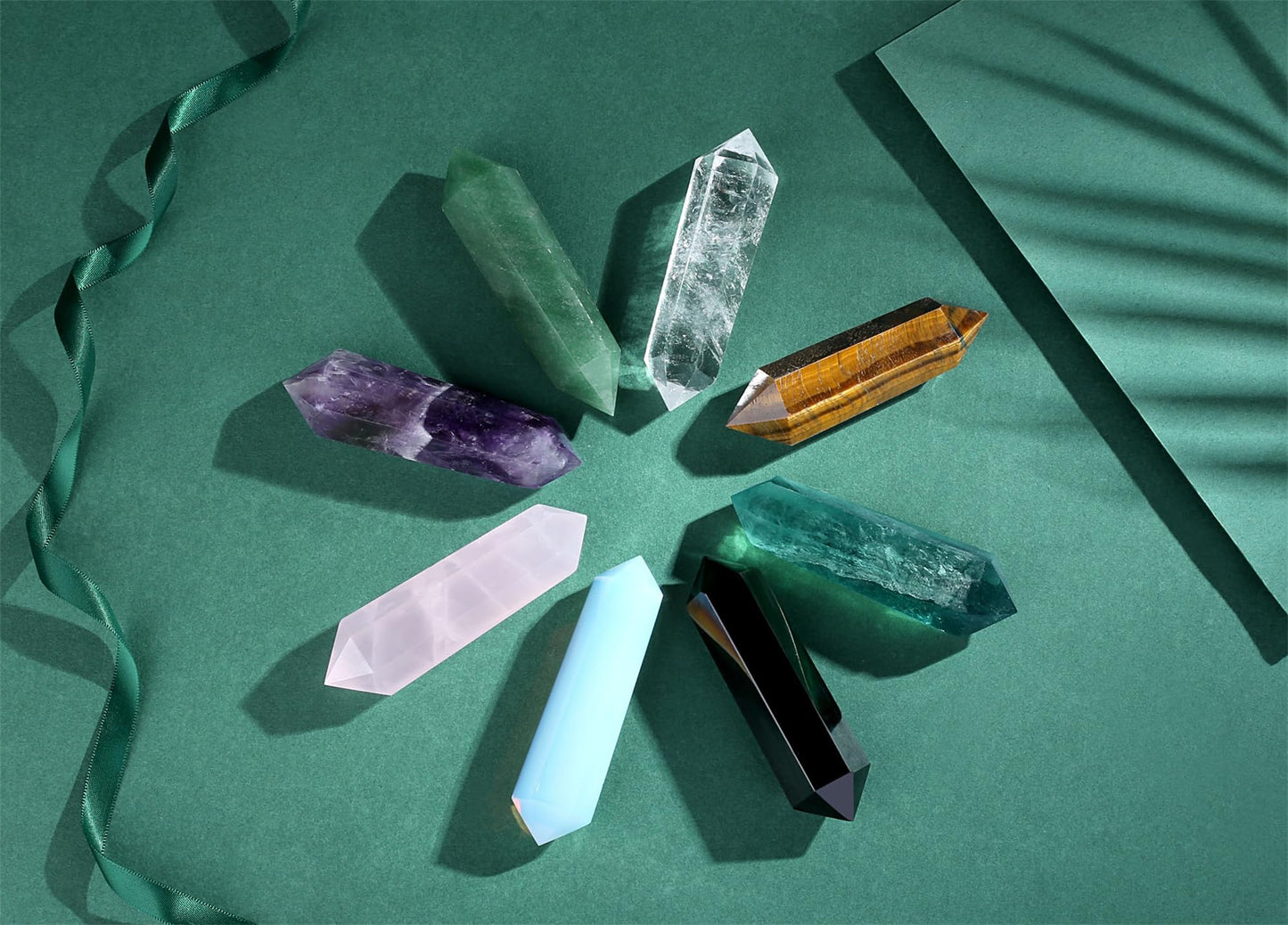 YATOJUZI 3.5" Rose Quartz Healing Crystals Wand Natural Crystals and Healing Stones Large Hexagonal Rose Quartz Crystal Points for Meditation Divination Reiki Energy Balancing 1PCS
