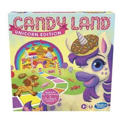 Hasbro Gaming Candy Land Unicorn Edition Preschool Board Game | Back to School Gifts for Kids | Classroom Toys | Ages 3+ (Amazon Exclusive)