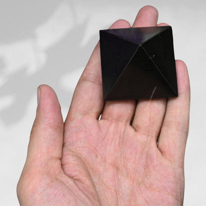 Amazing Gemstone Black Tourmaline Pyramid Crystal Healing Stones - 2" Great Pyramid Figurine of Natural Stone Pyramid for Meditation, Reiki, Chakra Balancing and Crystal Pyramids Grid