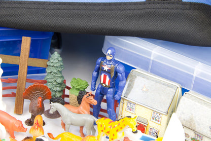 Play Therapy Sandtray Premium Portable Starter Kit with 250+ minis